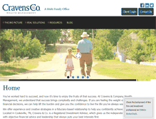 Tablet Screenshot of cravensco.com
